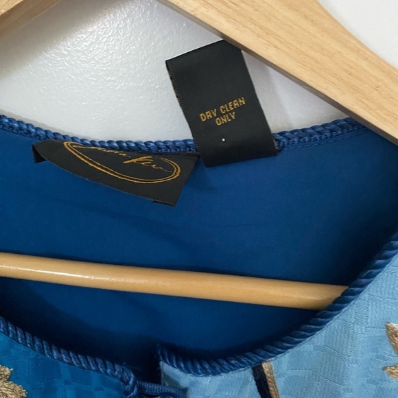 JULIA KIM Vintage 90's Art to Wear Embroidered Floral Detail Jacket NWT Size M - Picture 6 of 9